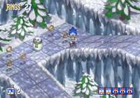 une photo d'Ã©cran de Sonic 3D - Flickies Island sur Sega Saturn